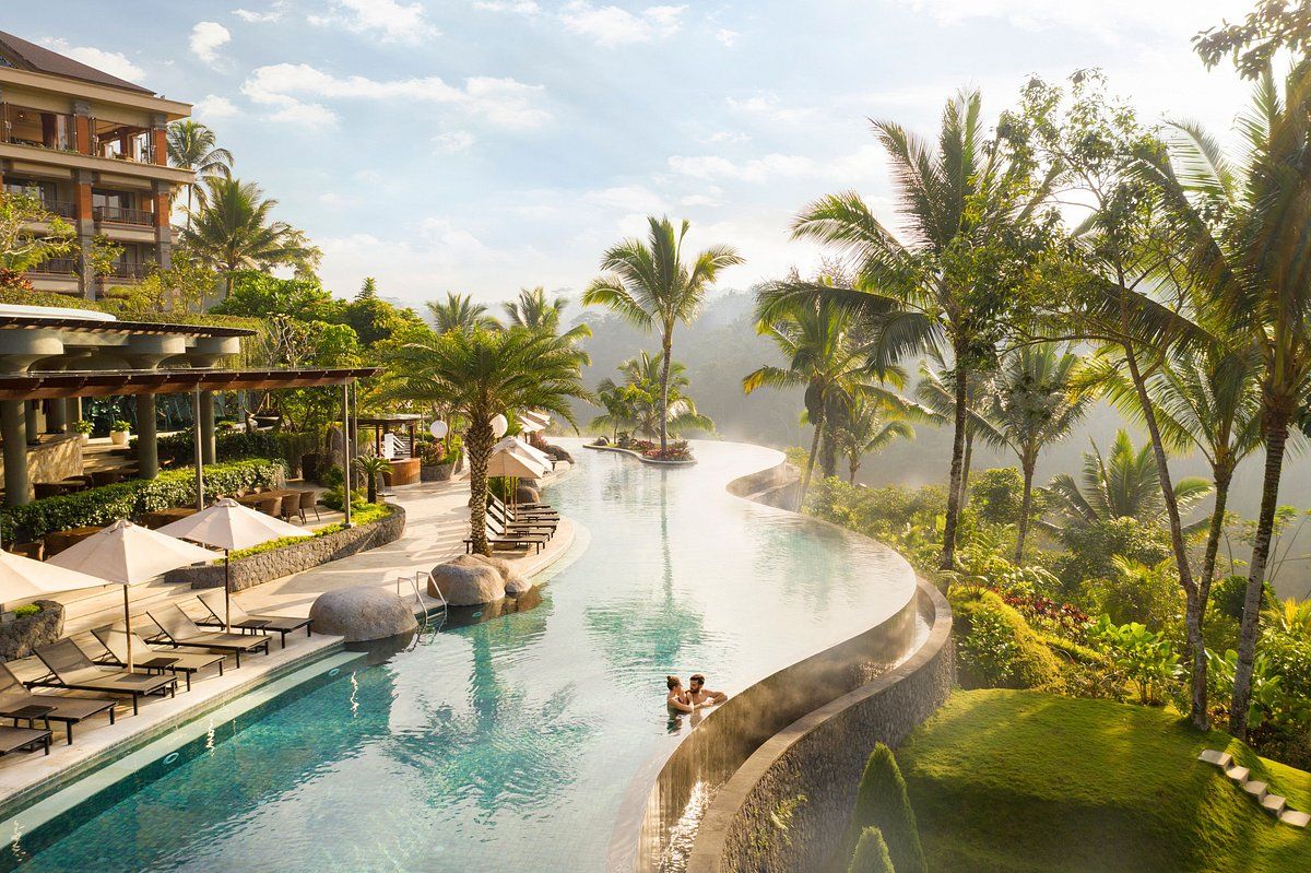 In Indonesia, especially on Bali Island, there are many resorts with stunning ocean views 